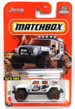 2022 Matchbox JEEP WRANGLER SUPERLIFT White 4dr Lifted 4×4 #99/100 Adventures Rare New