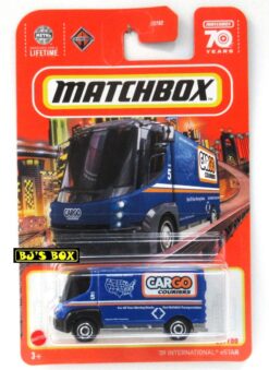 2023 Matchbox 70 Years 2009 INTERNATIONAL eSTAR Blue CARGO Couriers Electric Van 37/100 New