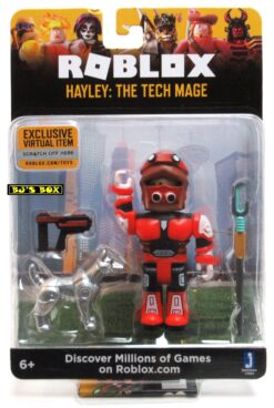 Roblox HAYLEY: TECH MAGE Mini Action Game Figure with Exclusive Virtual Code New