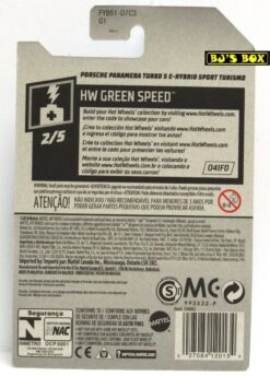 2019 Hot Wheels PORSCHE PANAMERA TURBO S E-HYBRID SPORT TURISMO Grey 202/250 HW Green Speed 2/5 New