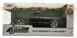 Jada Toys Die-Cast 1972 CHEVROLET CHEYENNE Dark Brown C10 Pickup Just Trucks 1:32 Scale New