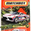 2021 Matchbox 2020 CORVETTE White Red Blue Super Chase Mid-Engine C8 #106 Rare Superfast New
