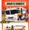 2021 Matchbox HAZARD SQUAD White HAZMAT Fire Truck #94/100 MBX Metro New