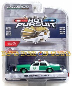 GreenLight Collectibles Hot Pursuit 1989 CHEVROLET CAPRICE Green San Diego County Sheriff New