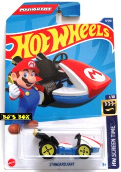 2022 Hot Wheels STANDARD KART Red White Blue Super Mario-Kart #8/250 HW Screen Time 1/10 New