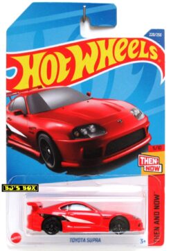 2022 Hot Wheels TOYOTA SUPRA Red Japanese Sports Car #220/250 Then and Now 5/10 New