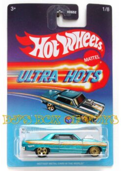 2023 Hot Wheels Ultra Hots #1 of 8 '64 CHEVY CHEVELLE SS Spectraflame Aqua Blue with Flames New