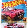 2023 Hot Wheels '87 DODGE D100 Pink Mopar 4x4 Pickup Rally Truck #181 Baja Blazers 1/10 New