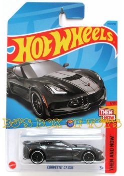 2023 Hot Wheels CORVETTE C7 Z06 Charcoal Grey Special Edition Vette #193 Then and Now 1/10 New