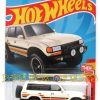2023 Hot Wheels TOYOTA LAND CRUISER Ivory White 4dr 4x4 SUV #204 Then and Now 3/10 New
