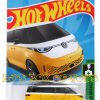 2023 Hot Wheels VOLKSWAGEN ID. BUZZ Yellow Electric VW Van #173 HW Green Speed 10/10 New