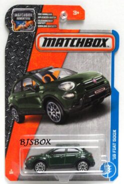 2017 Matchbox '16 FIAT 500X Dark Green 4dr. SUV #3/125 MBX Adventure City New