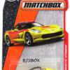 2016 Matchbox '15 CORVETTE STINGRAY Yellow Red Fire Dept. Car #63/125 MBX Heroic Rescue New