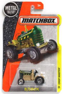 2017 Matchbox CROP MASTER Green Brown Farm Tractor #40/125 MBX Construction New
