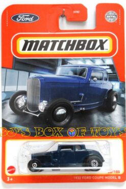 2022 Matchbox 1932 FORD COUPE MODEL B Dark Blue Antique Classic #66/100 MBX Showroom New