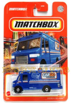 2022 Matchbox EXPRESS DELIVERY Blue CarGo Couriers Box Van #89/100 MBX Metro New