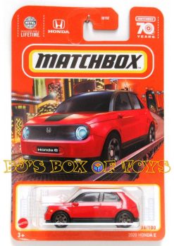 2023 Matchbox 70 Years 2020 HONDA E Red Black Electric Car #36/100 MBX Metro New