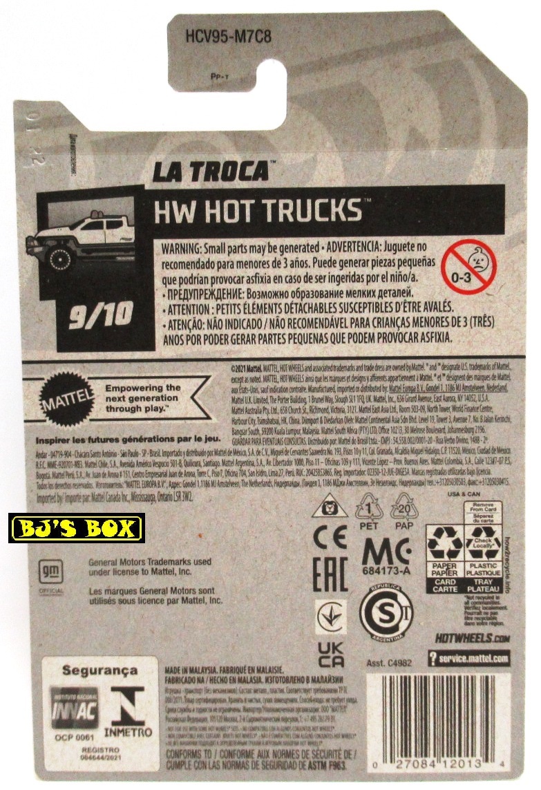 2022 Hot Wheels  LA TROCA Gold Custom 1950 Chevy 3100 Pickup #116/250 HW Hot Trucks 9/10 New - Image 2