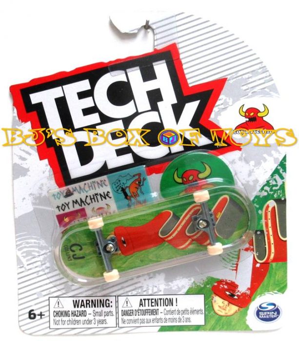 Tech Deck TOY MACHINE C.J COLLINS Ultra Rare Red Dot Finger Skateboard 4in. Fingerboard New