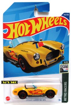 2022 Hot Wheels SHELBY COBRA 427 S/C Yellow #152/250 Retro Racers #9/10 New