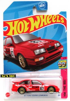 2023 Hot Wheels 1987 FORD SIERRA COSWORTH Red Rally Racer #2 HW THE 80's 1/10 New