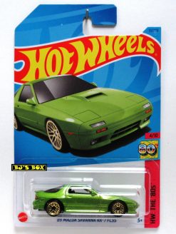 2023 Hot Wheels '89 MAZDA SAVANNA RX-7 FC3S Green Classic Sports Car #51 HW The 80's 4/10 New