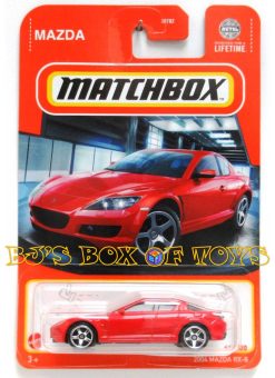 2024 Matchbox 2004 MAZDA RX-8 Red Japanese Sports Car #49/100 MBX Showroom New