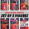 Netflix Stranger Things 4" Action Figures Set of 5 Eleven Dustin Mike Lucas Will Target Exclusive New