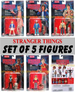 Netflix Stranger Things 4" Action Figures Set of 5 Eleven Dustin Mike Lucas Will Target Exclusive New