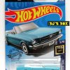 2020 Hot Wheels '65 FORD MUSTANG CONVERTIBLE Light Blue #59 Thunderball 007 HW Screen Time 5/10 New