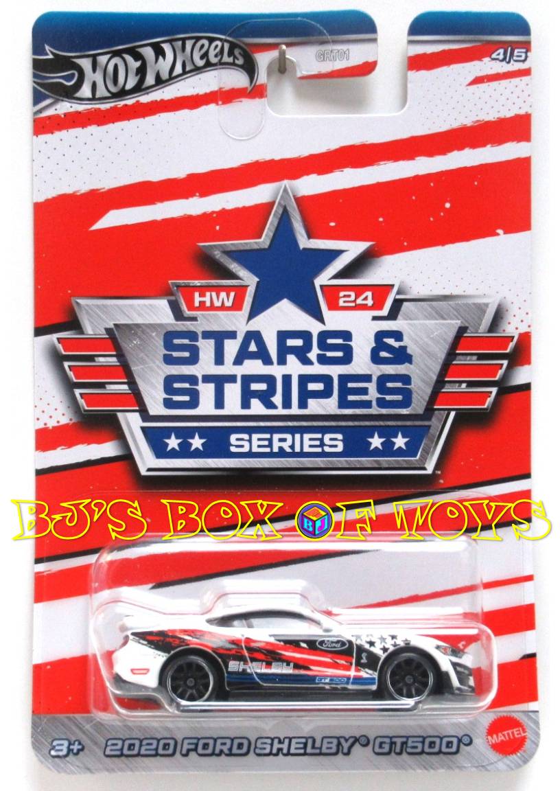 2024 Hot Wheels STARS AND STRIPES Patriotic Collector Cars 5 Lot Set Viper Camaro Challenger Shelby Corvette New - Image 5
