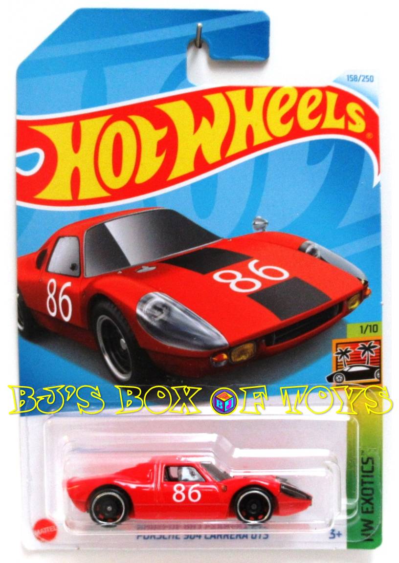 2024 Hot Wheels PORSCHE 904 CARRERA GTS Red Classic Sports Car #158 HW Exotics 1/10 New