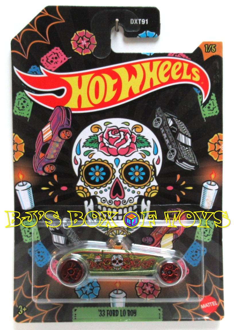 2023 Hot Wheels HALLOWEEN Spooky Collector Cars Set of 5 Ford Lo-Boy Corvette Camaro Maverick Kuda New - Image 6