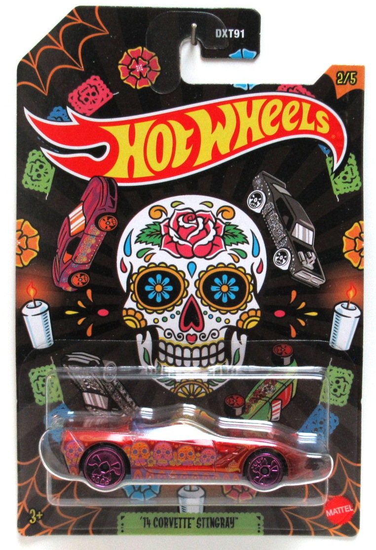 2023 Hot Wheels HALLOWEEN Spooky Collector Cars Set of 5 Ford Lo-Boy Corvette Camaro Maverick Kuda New - Image 5
