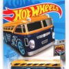 2021 Hot Wheels SURFIN SCHOOL BUS Blue Yellow Custom Drag Bus #55/250 HW Metro 4/10 New