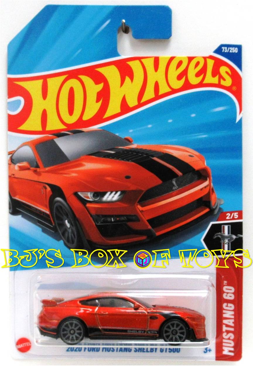 2025 Hot Wheels 2020 FORD MUSTANG SHELBY GT500 Copper Orange Muscle Car #73 Mustang 60th 2/5 New