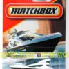 2025 Matchbox COAST 2 COAST Black White Luxury Speed Boat #89/125 MBX City New