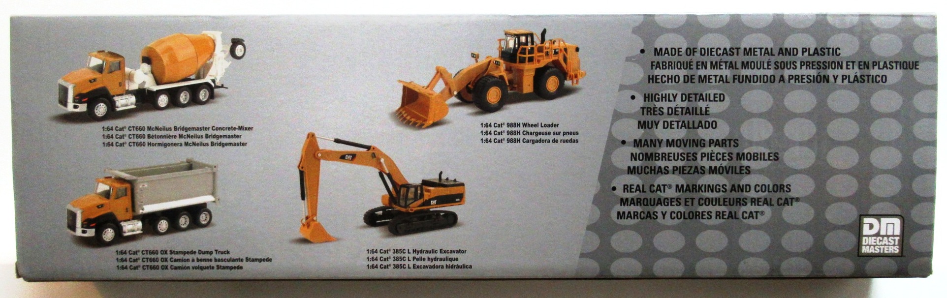 CAT CONSTRUCTION METAL Caterpillar 1:64 CT660 988H CT660-OX 385C-L New - Image 3