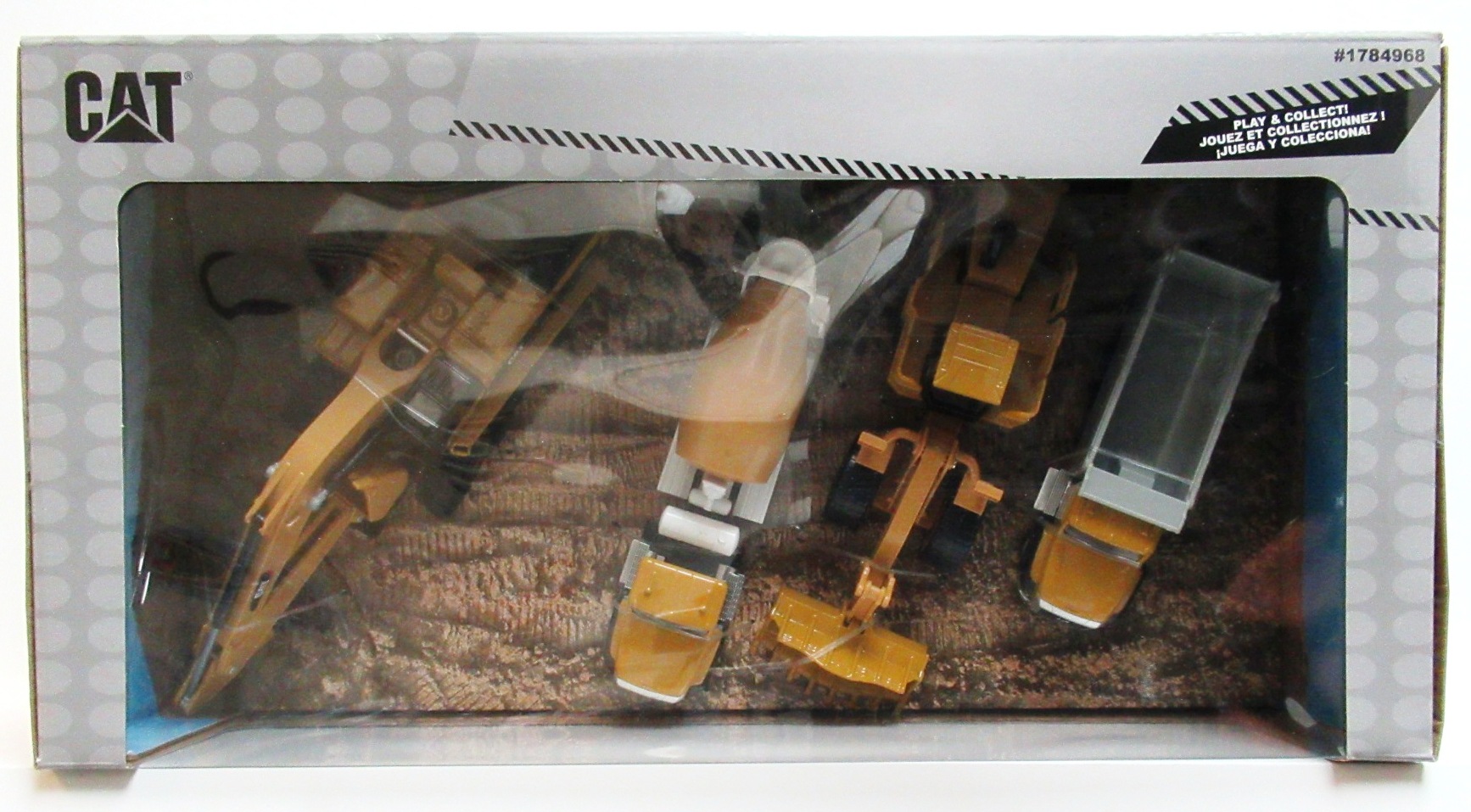 CAT CONSTRUCTION METAL Caterpillar 1:64 CT660 988H CT660-OX 385C-L New - Image 2