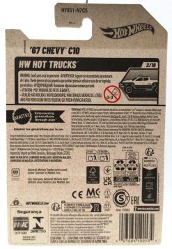 2025 Hot Wheels '67 CHEVY C10 Black Tan Custom Paint Classic Truck #21 HW Hot Trucks 2/10 New