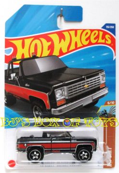 2025 Hot Wheels '75 CHEVY BLAZER CUSTOM Black Red 4X4 K5 Classic SUV Truck #115 HW Dirt 5/10 New