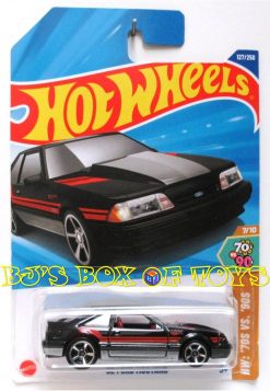 2025 Hot Wheels '92 FORD MUSTANG Black Red Custom Muscle Car #127 HW 70'S VS 90'S 7/10 New