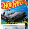 2025 Hot Wheels TV SERIES BATMOBILE Gray Red Classic Custom Bat Car #103 Batman #3/5 New