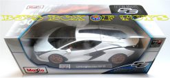 LAMBORGHINI SIAN FKP 37 White 1:18 Scale Maisto Hybrid Electric Exotic Italian Mid-Engine Sports Car New