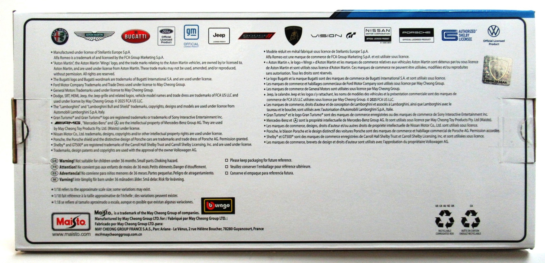 LAMBORGHINI SIAN FKP 37 White 1:18 Maisto New - Image 5