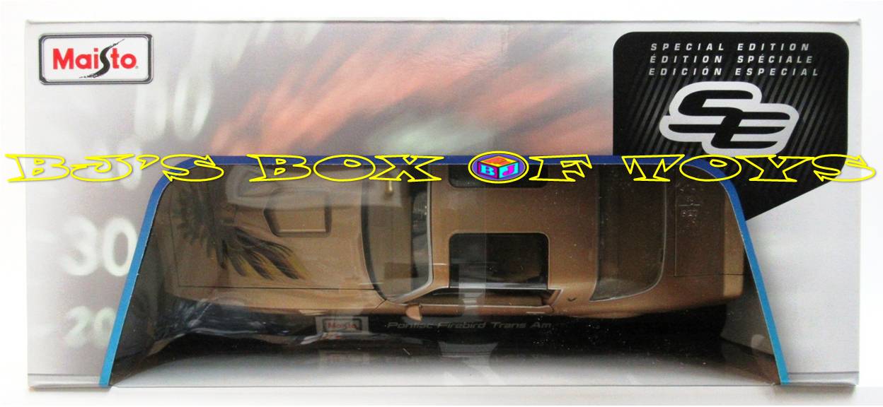 PONTIAC FIREBIRD TRANS AM Gold 1:18 Maisto New - Image 4