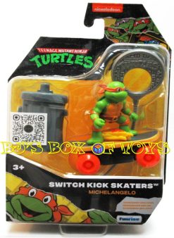 Teenage Mutant Ninja Turtles Set of 4 TMNT Switch Kick Skaters with Accessories Props New