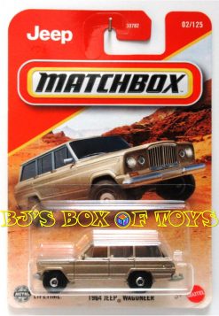 2025 Matchbox 1964 JEEP WAGONEER Gold Classic Off-Road 4x4 SUV #02/125 MBX Adventure New
