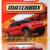 2025 Matchbox 2024 CHEVY SILVERADO EV Red Electric Pickup Truck #108/125 MBX Adventure New