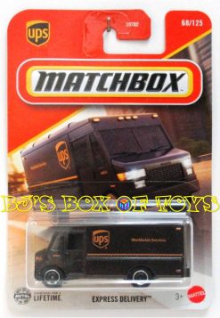 2025 Matchbox EXPRESS DELIVERY Brown Gold UPS Truck Cube Van #68/125 MBX City Rare New